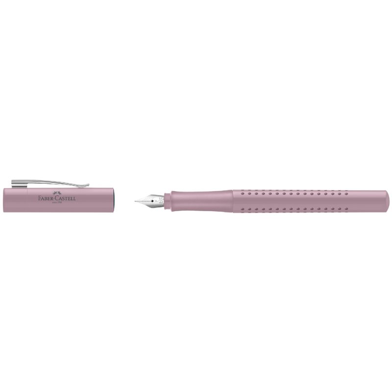 FABER-CASTELL stylo plume GRIP 2010 Harmony, rechargeables, blanc, M
